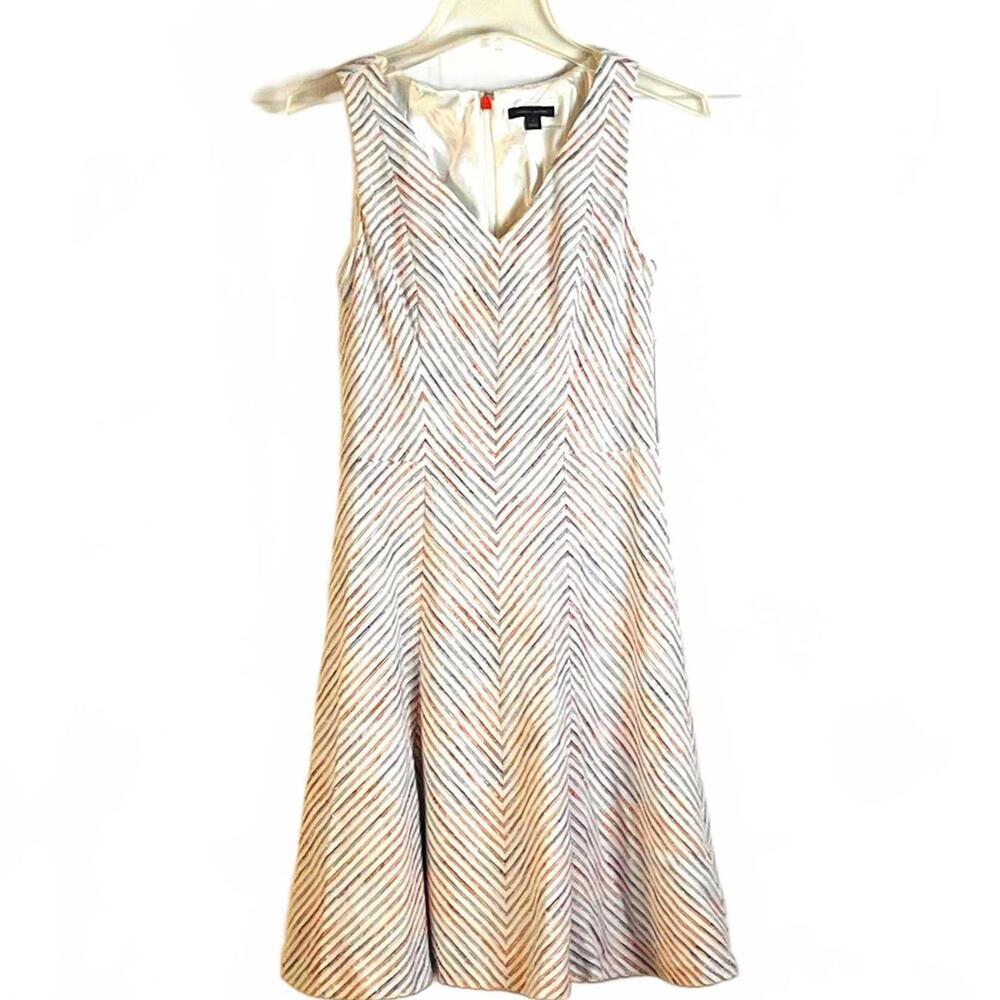 Tommy Hilfiger Women's Linen Chevron‎ Dress